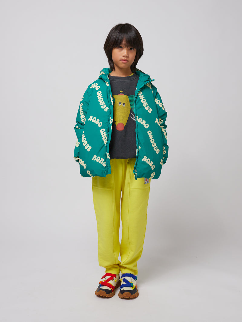 Wavy Bobo Choses all over light padded anorak