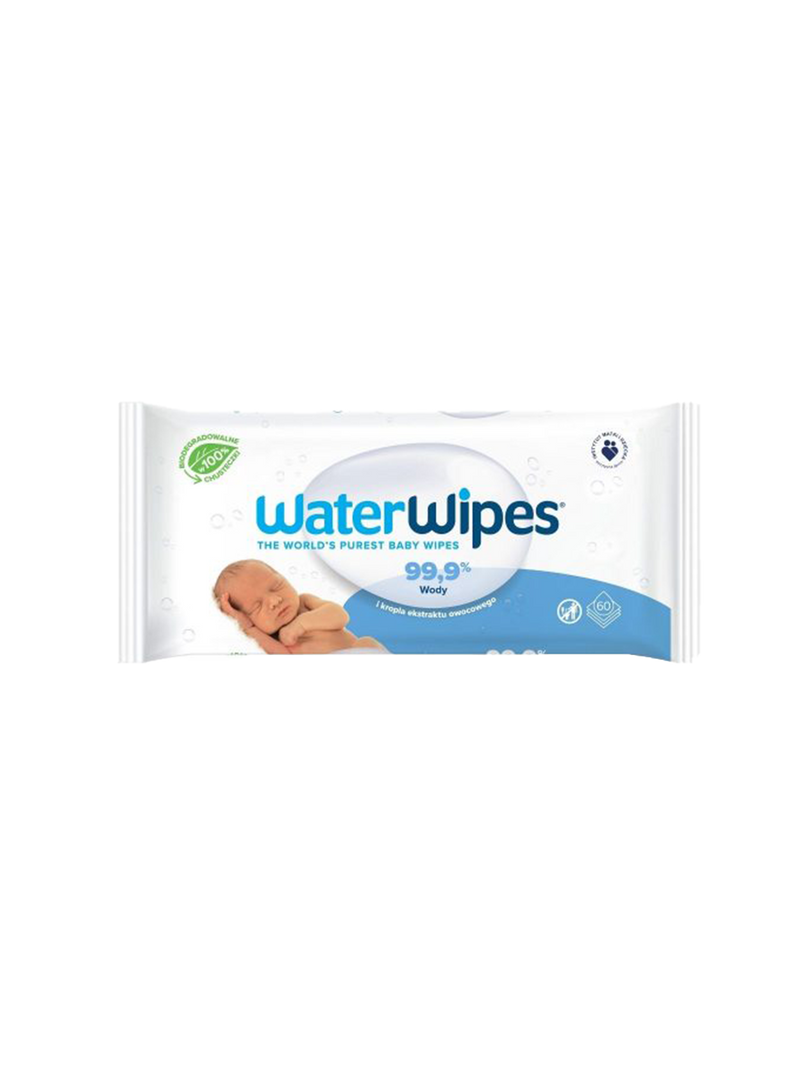 Bavlněné vlhčené ubrousky WaterWipes 60 ks.