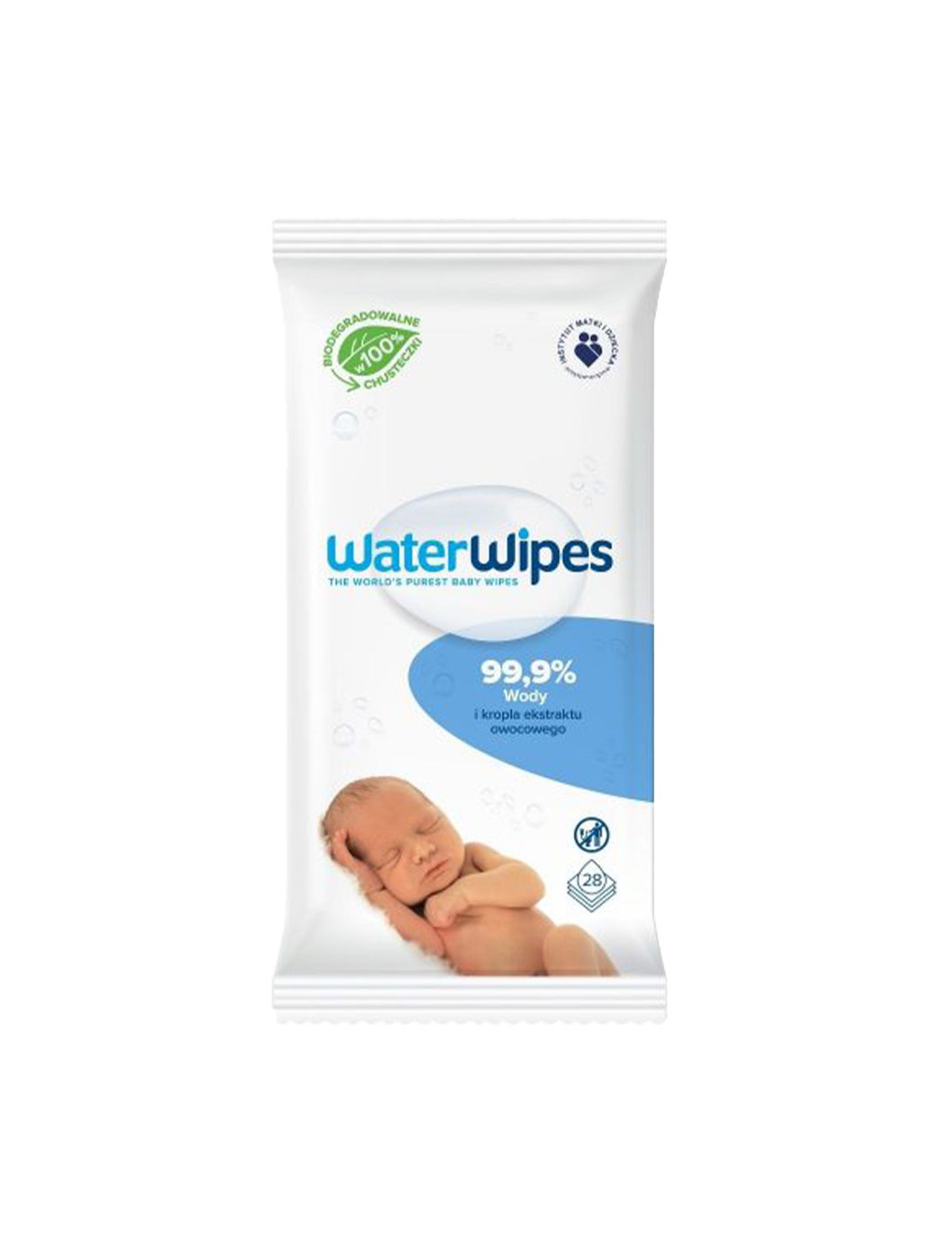 bawełniane chusteczki nawilżane wodą WaterWipes 28szt.