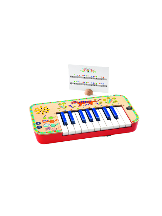 drewniane pianinko syntezator