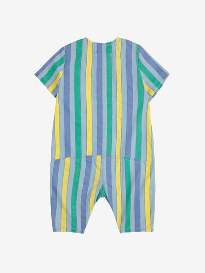 Kombinezon Multicolor Stripes denim overall Baby