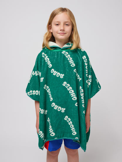 Wavy Bobo Choses all over terry towel poncho