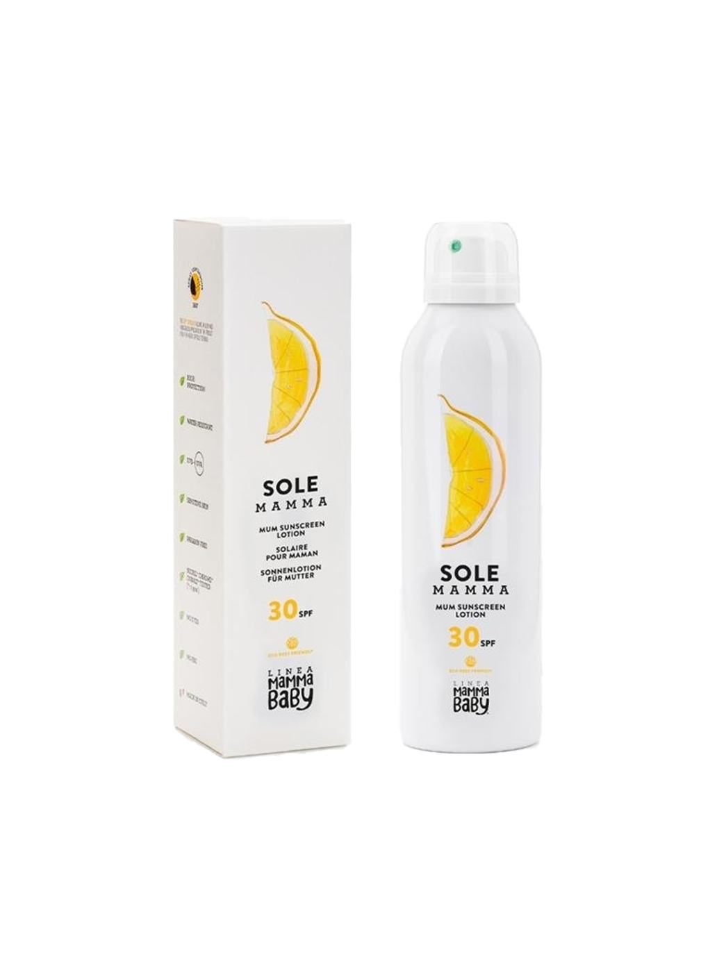 Balsam przeciwsłoneczny w sprayu SPF 30 Baby/Mama Angelina