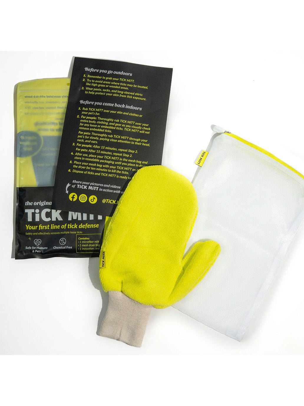 Tick MiTT anti tick glove