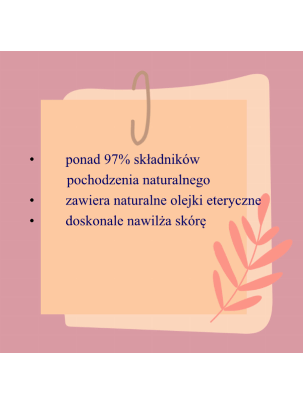 Naturalna pianka zapachowa do kąpieli