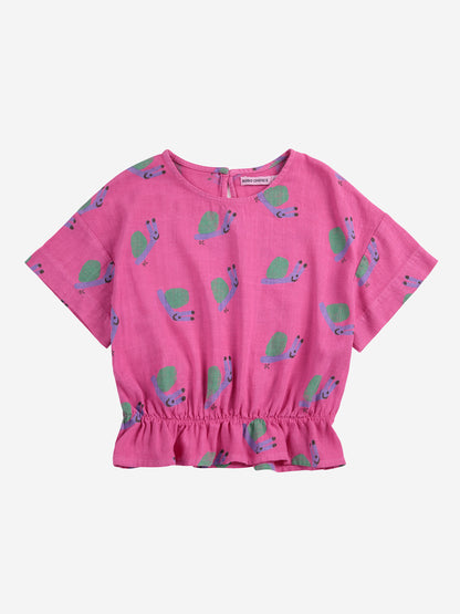 Bluzka Funny Snail all over woven blouse