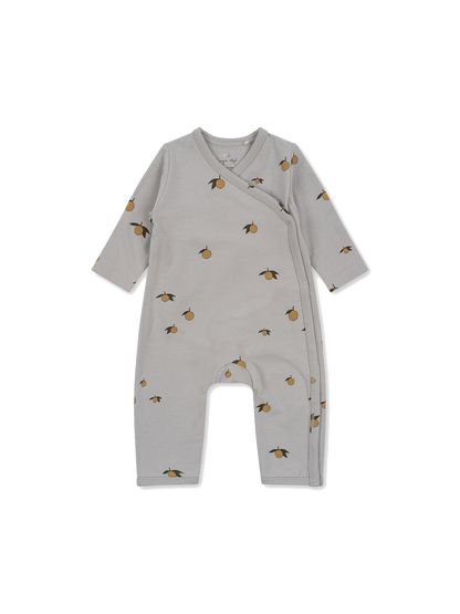 Kopertowa piżamka z organicznej bawełny Newborn Onesie