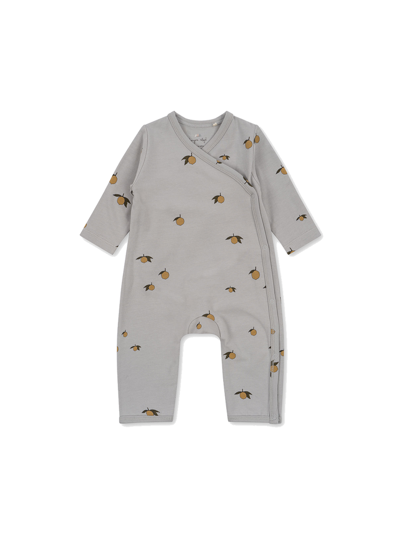 Kopertowa piżamka z organicznej bawełny Newborn Onesie