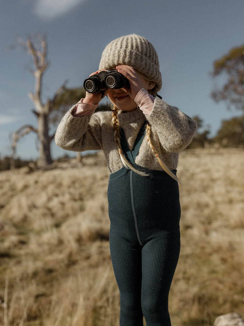 merino vintage legíny s náprsenkou