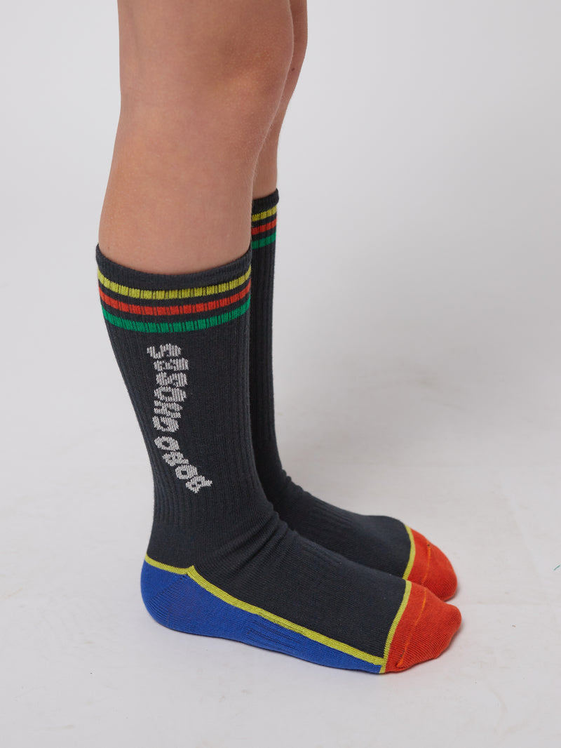 Skarpetki Bobo Choses color block long socks