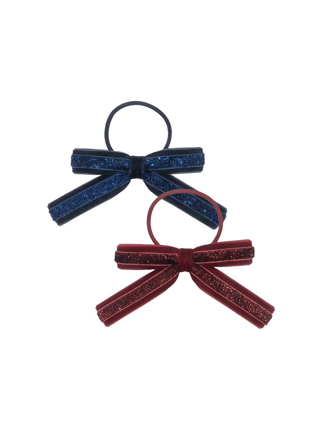 Zestaw gumek do włosów 2-pack Velvet bow