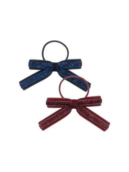 Zestaw gumek do włosów 2-pack Velvet bow