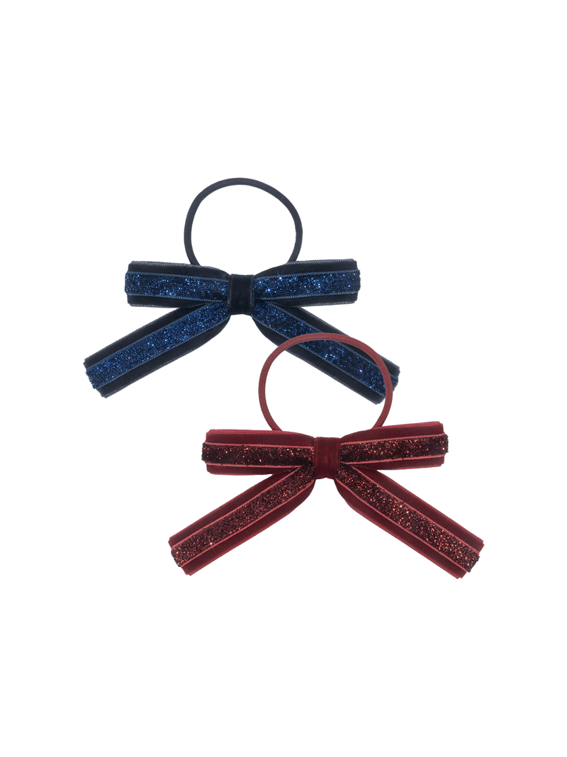 Zestaw gumek do włosów 2-pack Velvet bow