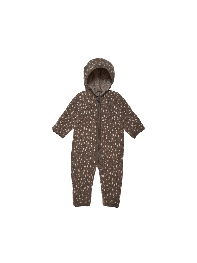 Onesie Emmie na zip z merino vlny