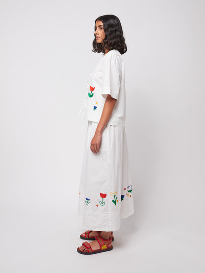 Spódnica Garden embroidery poplin skirt Adult