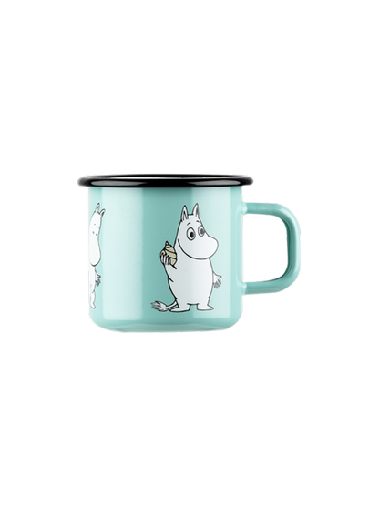 Emaliowany kubek retro Moomin 3.7 dl