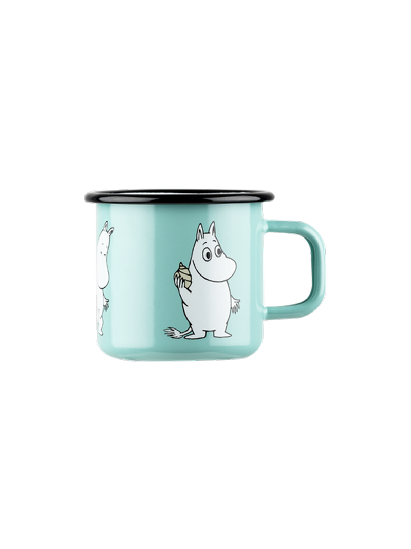 Emaliowany kubek retro Moomin 3.7 dl