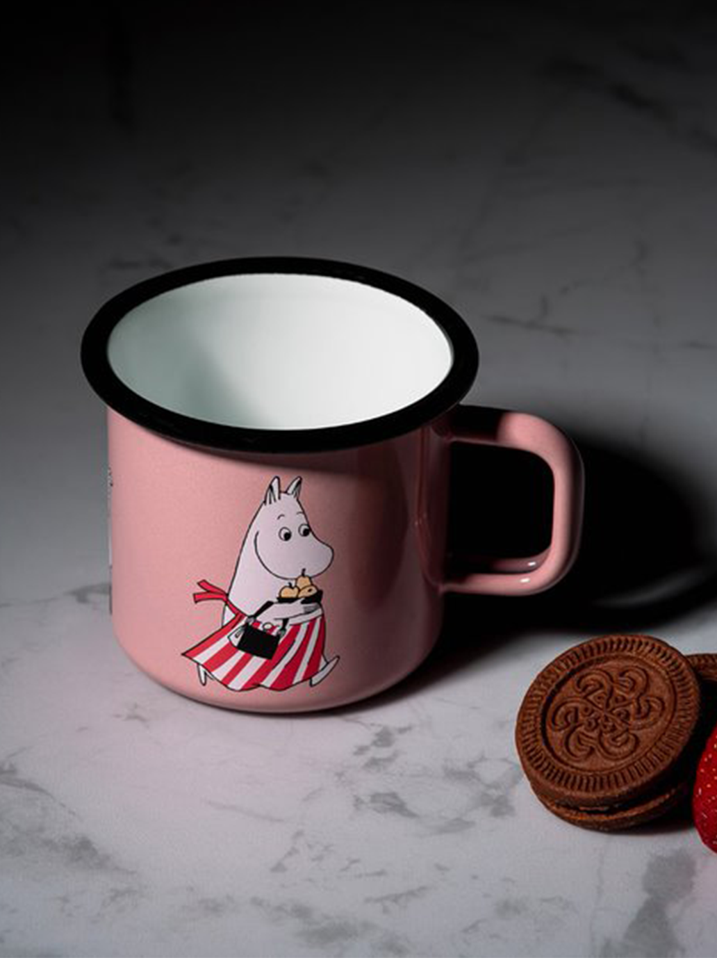 Retro smaltovaný hrnek Moomin 3,7 dl