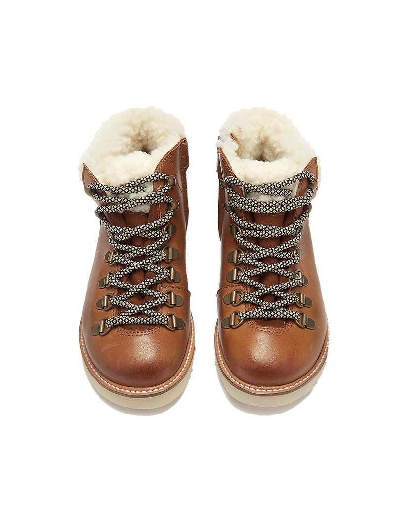 Ocieplane buty skórzane Eddie Fur Hiking Boots