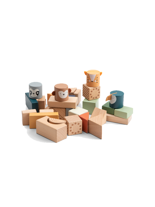 Drewniane klocki Totem Blocks