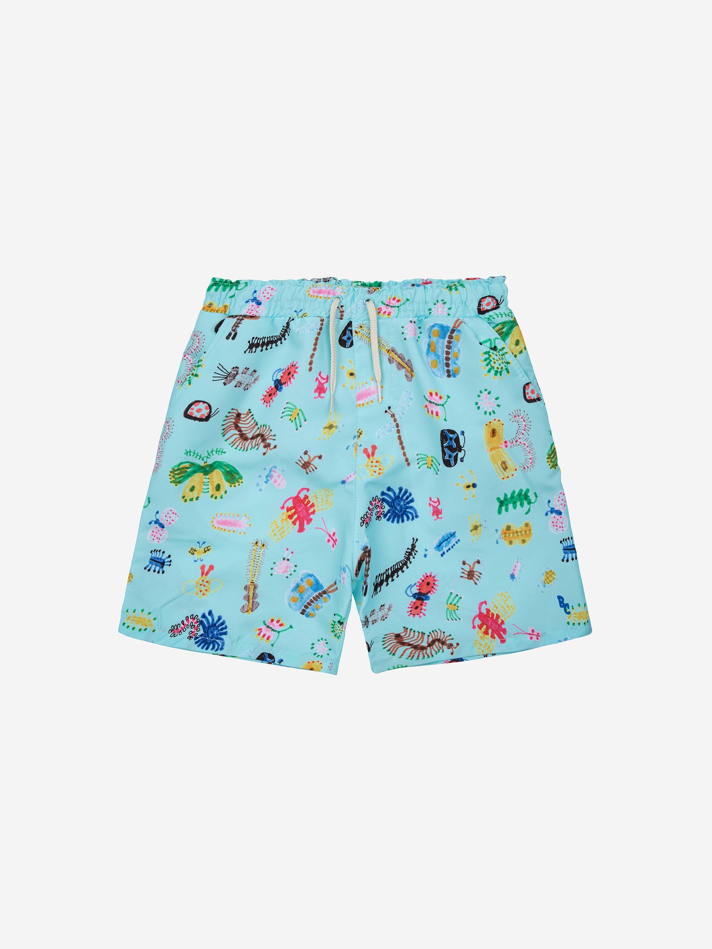 Krótkie spodenki Funny Insects all over swim bermuda shorts