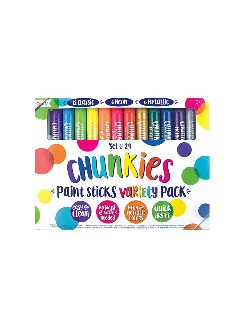 Chunkies Paint Sticks Různé pastelové barvy