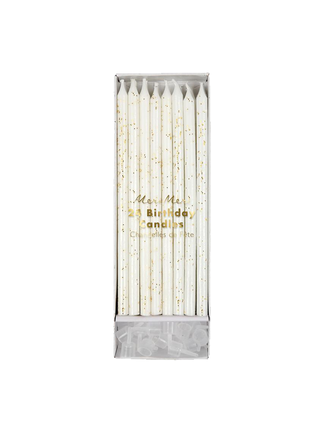 Świeczki urodzinowe Glitter Candles 24 szt.