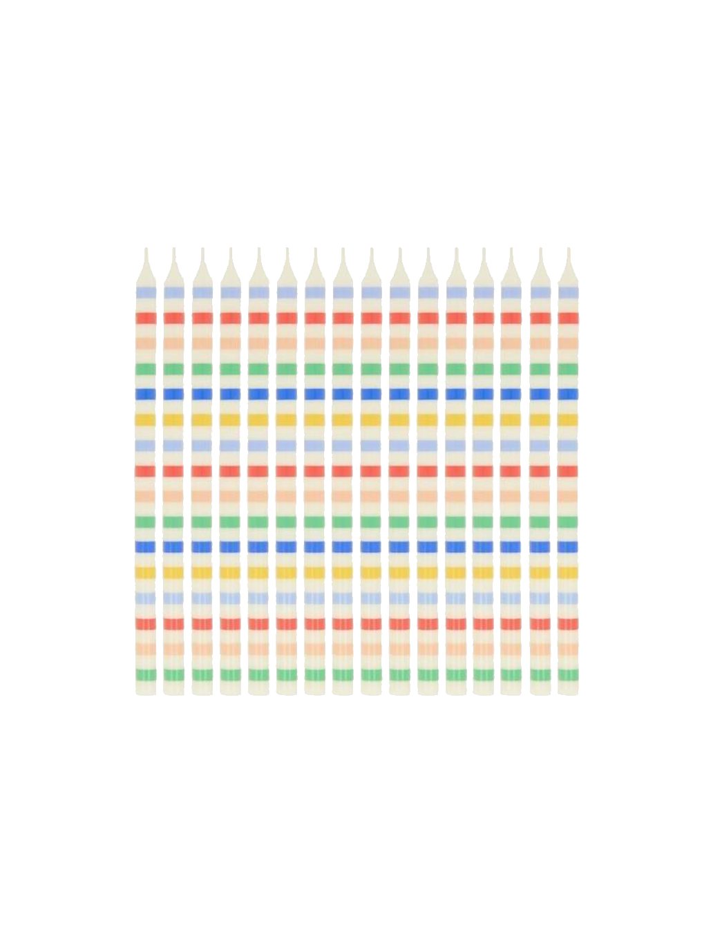 Świeczki urodzinowe Stripe Candles 12 szt.