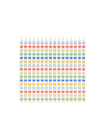 Stripe Candles narozeninové svíčky 12 ks.