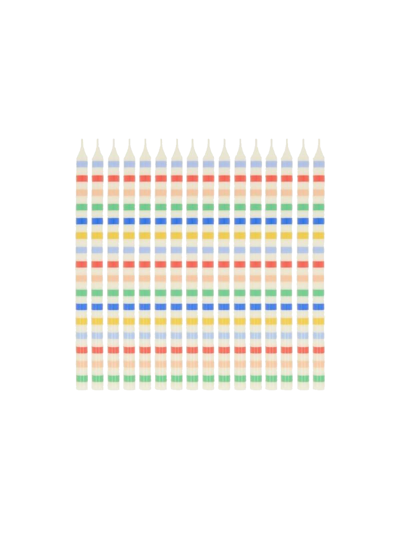 Świeczki urodzinowe Stripe Candles 12 szt.