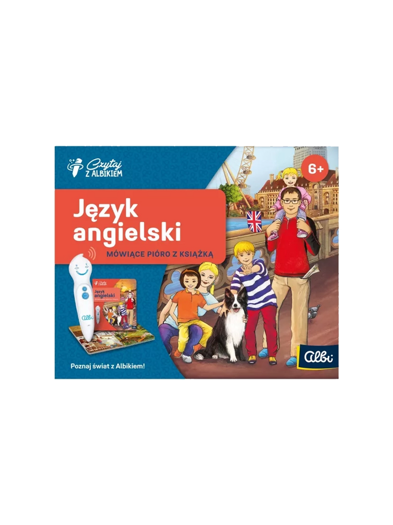 Język angielski. Zestaw książka z piórem