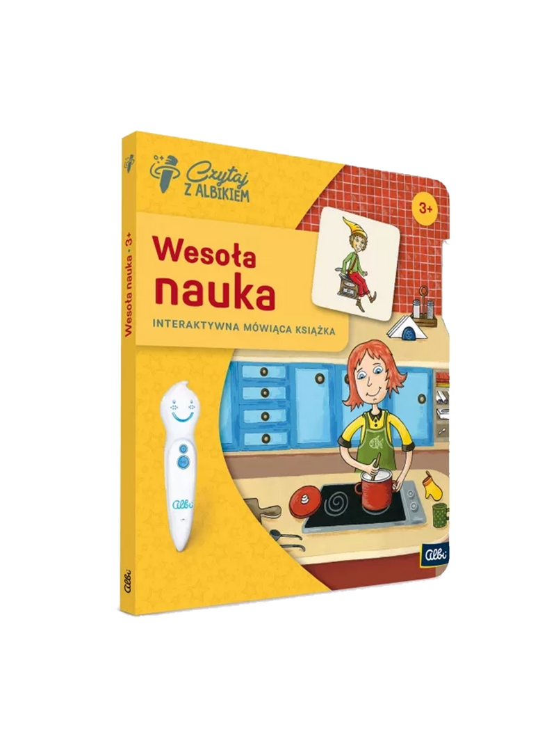 Wesoła nauka. Zestaw książka z piórem