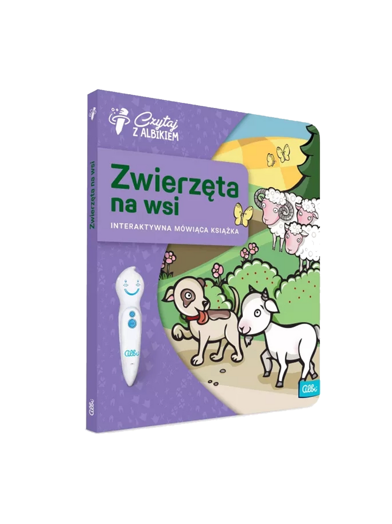 Zwierzęta na wsi. Książka interaktywna