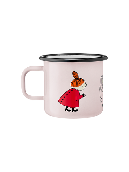 Retro smaltovaný hrnek Moomin 3,7 dl