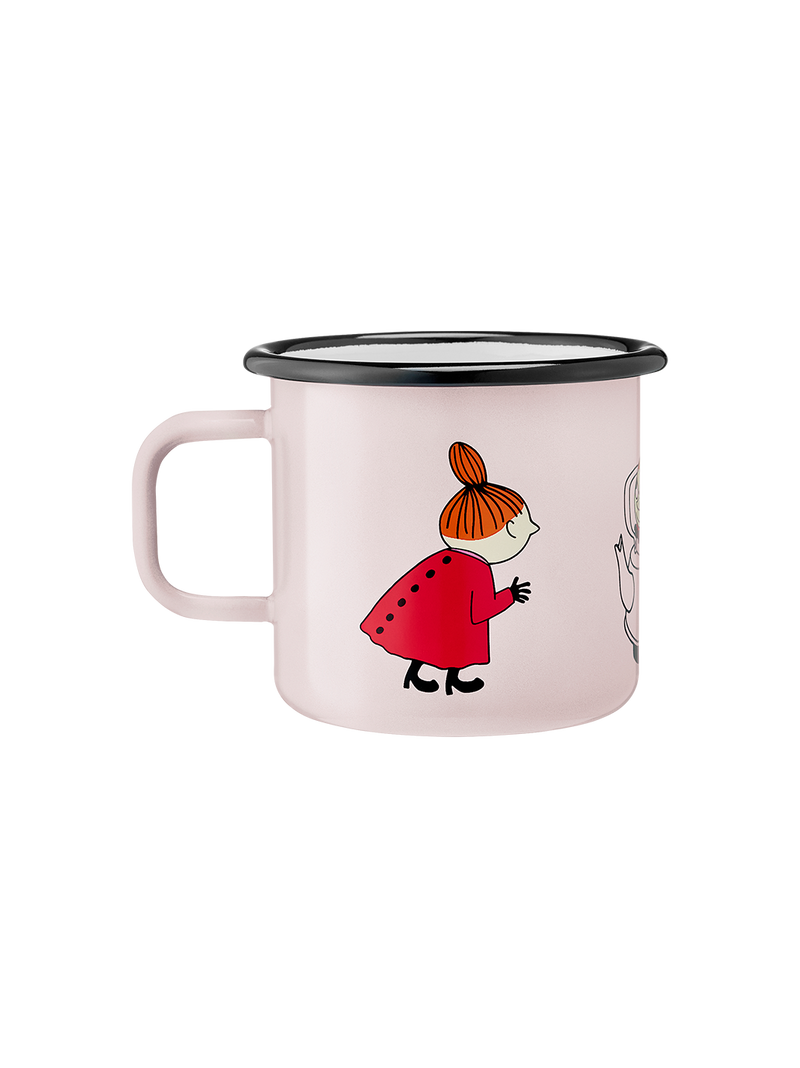 Retro smaltovaný hrnek Moomin 3,7 dl