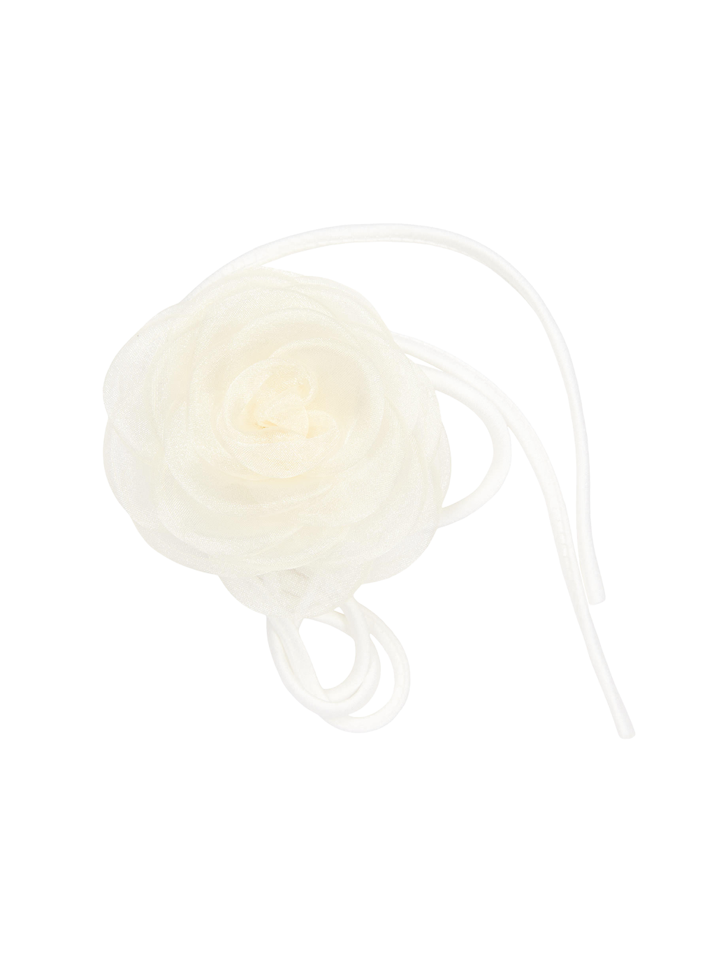 Ozdoba Organza rose string