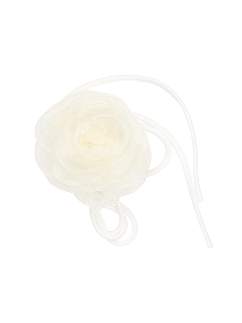 Ozdoba Organza rose string