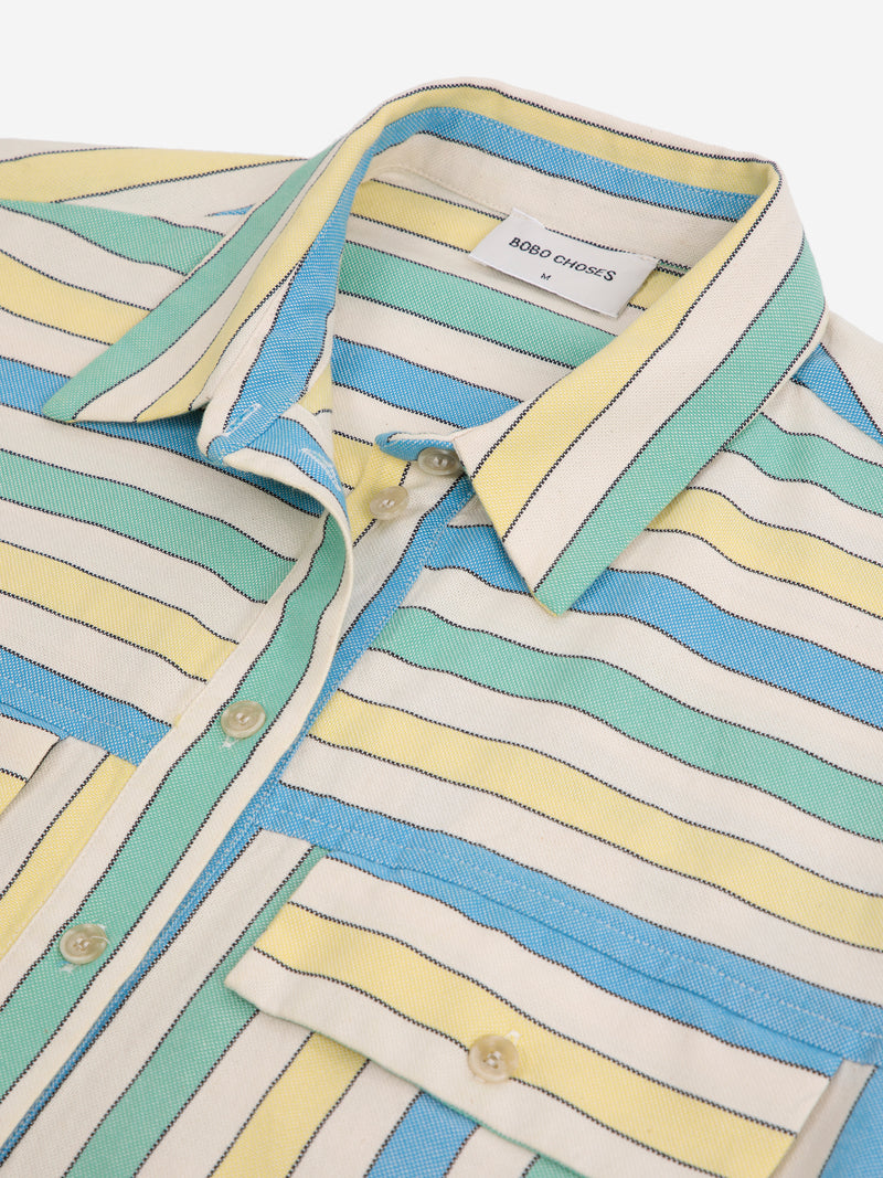 Koszula Multicolor stripes relaxed shirt Adult