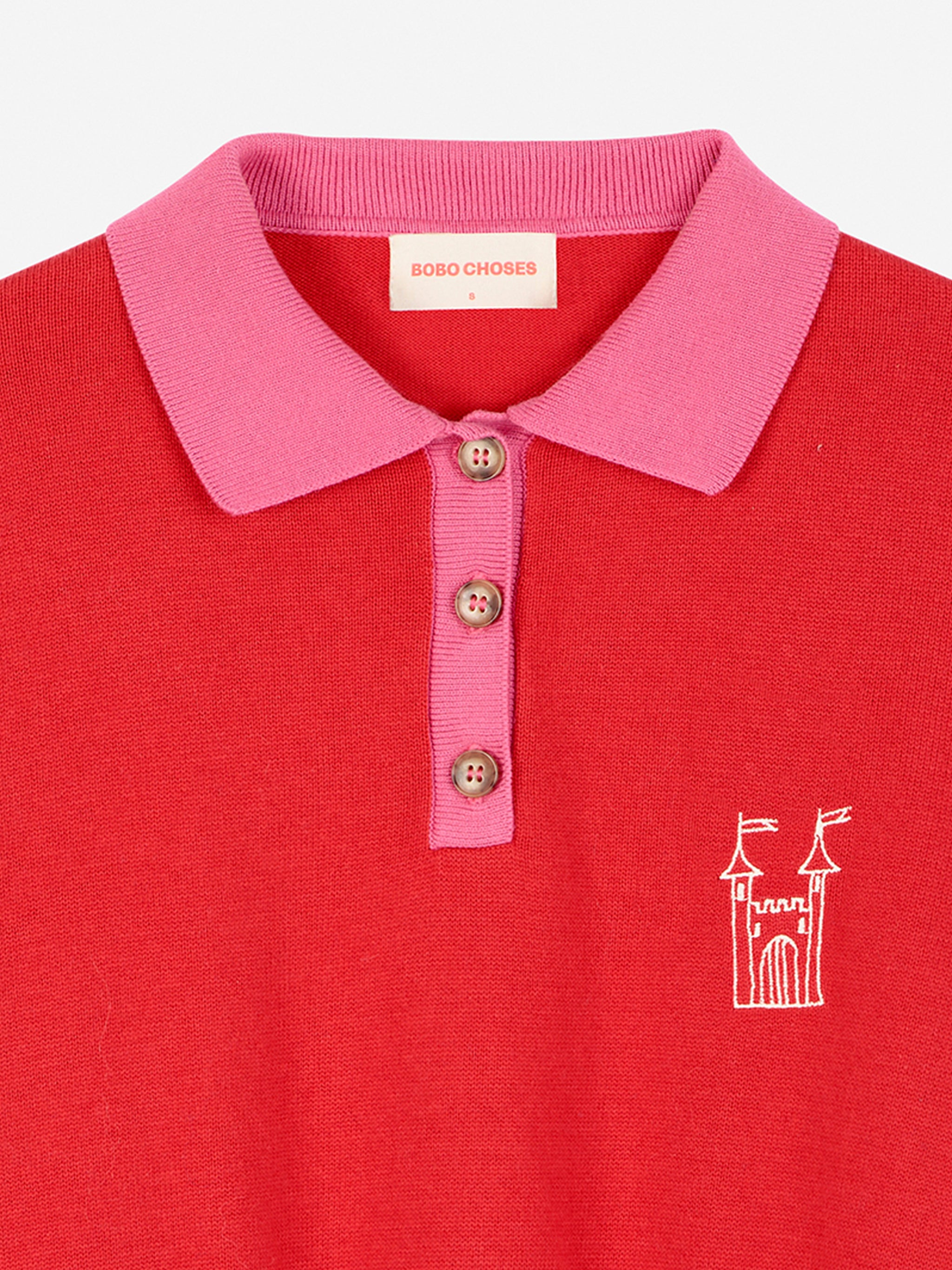 Damski sweter Colour block Faraway Castle polo