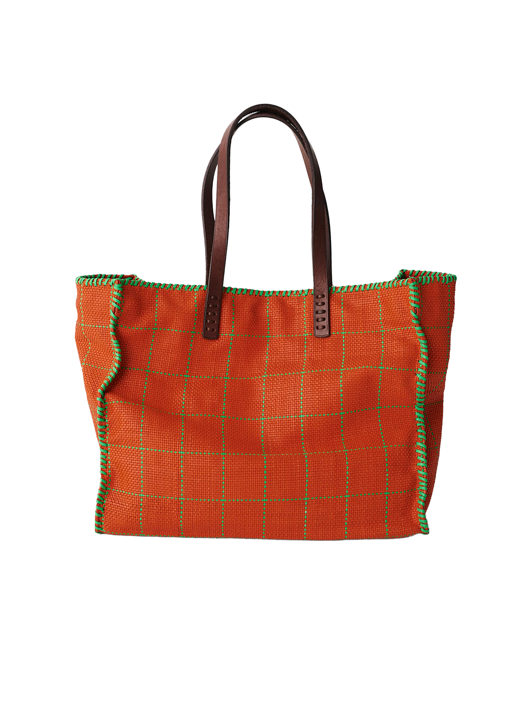 Skórzana torba Check Tote