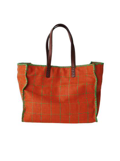 Skórzana torba Check Tote