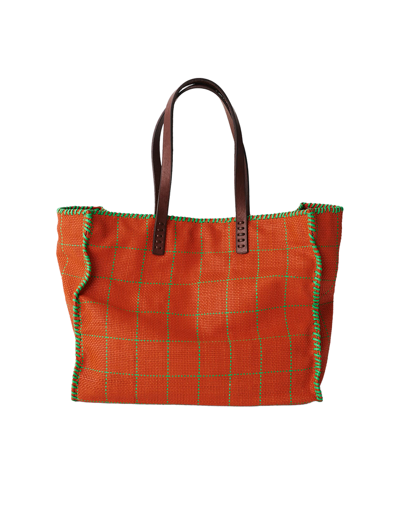 Skórzana torba Check Tote