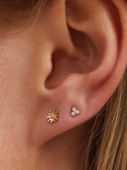 Kolczyk Single Trio Diamond Stud