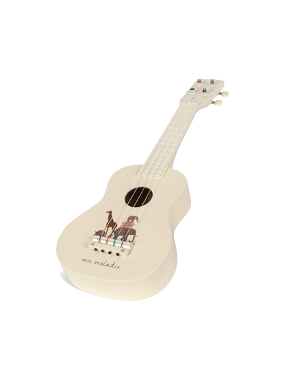 Drewniana gitara ukulele dla dzieci