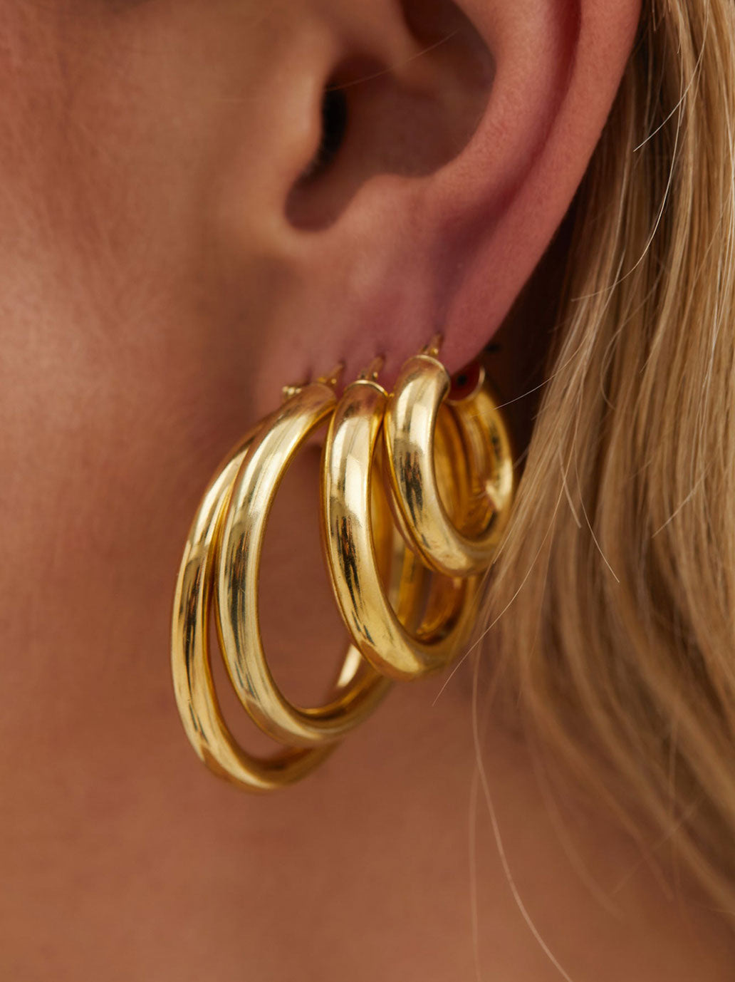 Kolczyki Thick Hoops