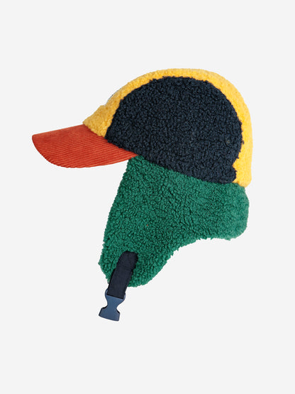 Czapka Color Block sheepskin chapka