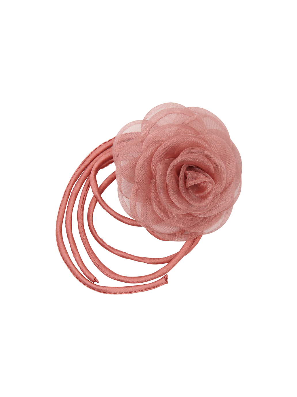 Ozdoba Organza rose string