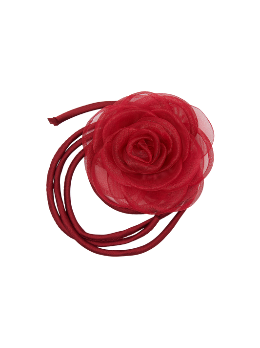 Ozdoba Organza rose string