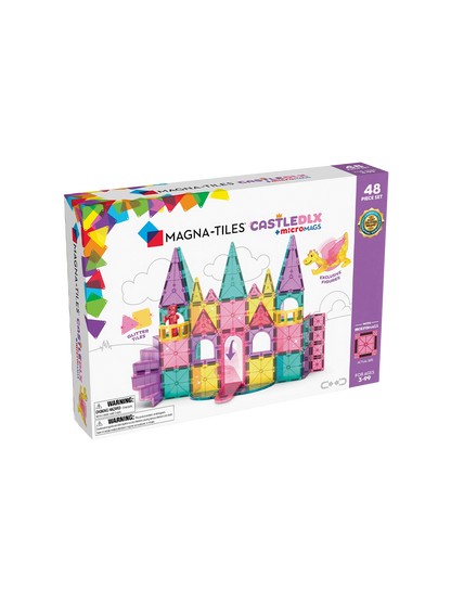 Magna Tiles Castle Deluxe магнітні блоки 48 шт.