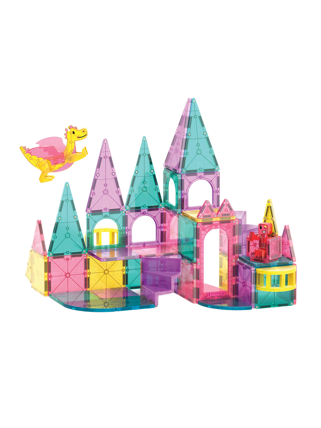 Magna Tiles Castle Deluxe магнітні блоки 48 шт.